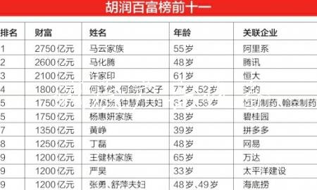 2019胡润百富榜发布不锈钢宣传栏 四川46人上榜三成都是新人